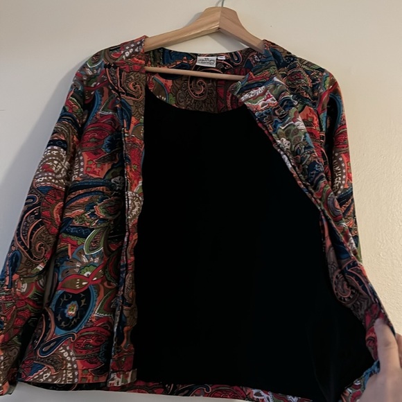 Parsley & Sage Colorful Paisley Women's Jacket - Picture 7 of 10